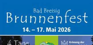 Brunnenfest 2026 im Kurpark Bad Breisig Plakat